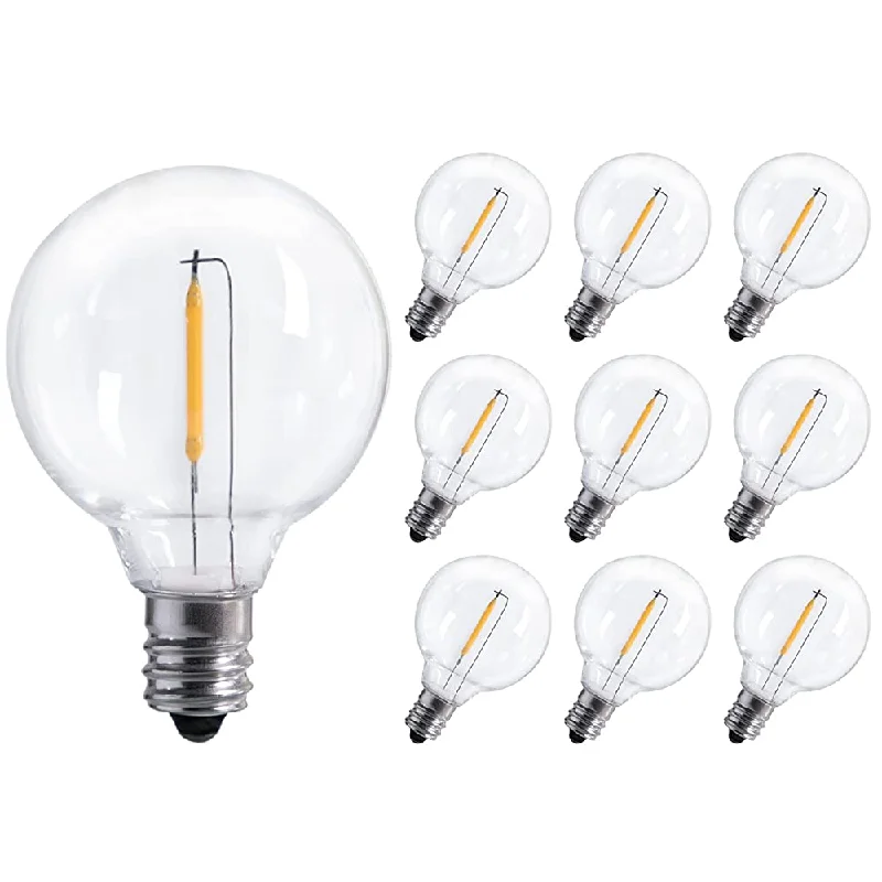 Battery - Operated String Lights for Indoor UseG40 1W 120V Globe LED Light Bulbs, Warm White Battery - Operated String Lights for Indoor UseG40 1W 120V Globe LED Light Bulbs, Warm White