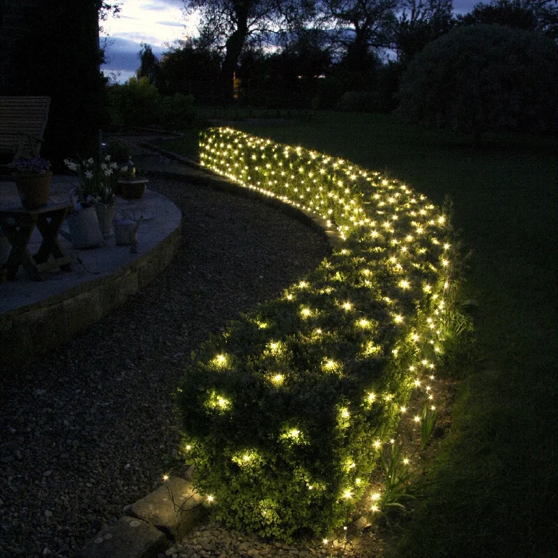 String Lights for Hotel Courtyard LightingCore Connect 6m x 2m 420 Warm White Connectable Net Lights Green Cable String Lights for Hotel Courtyard LightingCore Connect 6m x 2m 420 Warm White Connectable Net Lights Green Cable