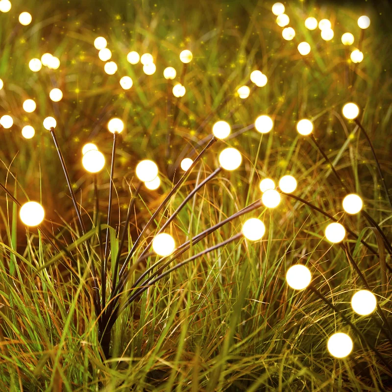 String Lights for Balcony DecorationSolar Firefly Garden Lights, Sway by Wind, 2 Modes String Lights for Balcony DecorationSolar Firefly Garden Lights, Sway by Wind, 2 Modes