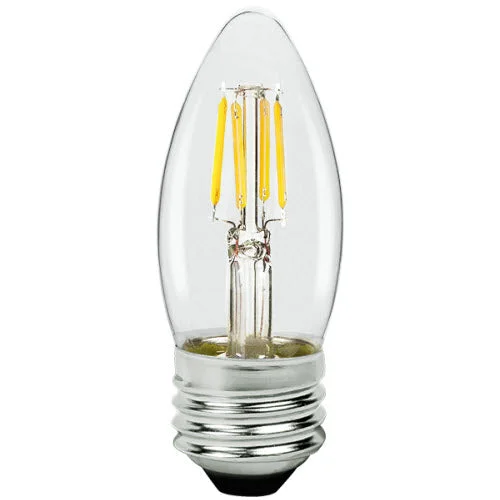 Industrial Lighting for Textile MillsLED Filament High CRI Lamp E26 Clear Blunt - 1.4", 3W, 27K Industrial Lighting for Textile MillsLED Filament High CRI Lamp E26 Clear Blunt - 1.4", 3W, 27K