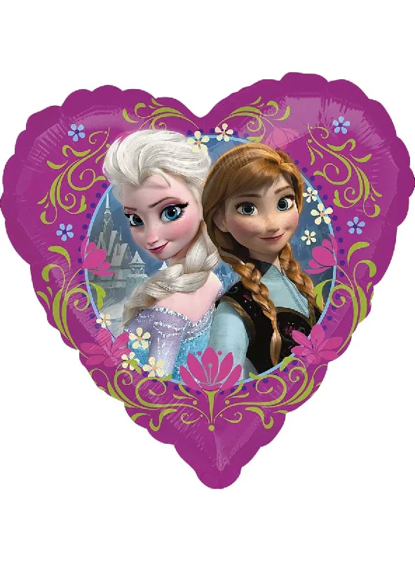 Frozen Print Heart Shape 45cm Foil Balloon