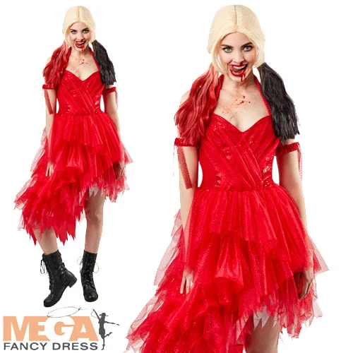 DC Suicide Squad 2 Harley Quinn Ladies Dress Costume