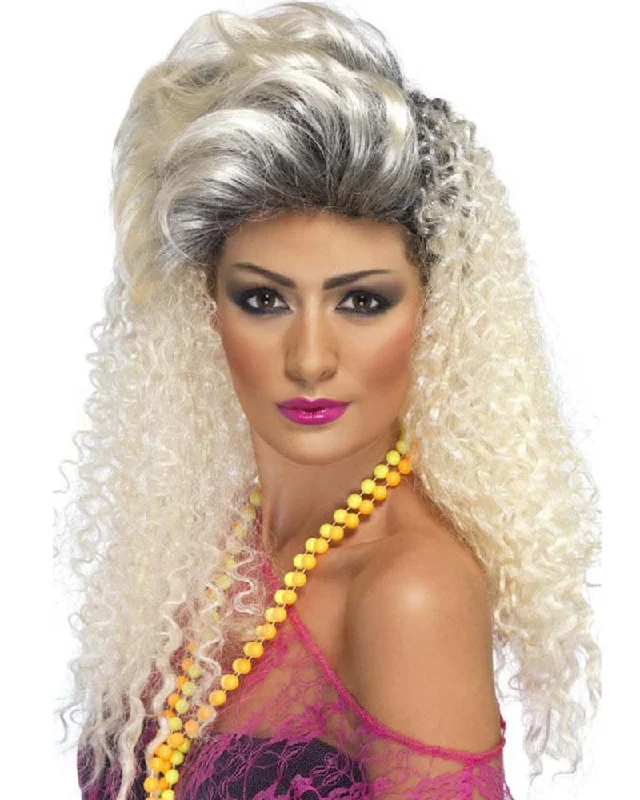 80s Bottle Blonde Wig