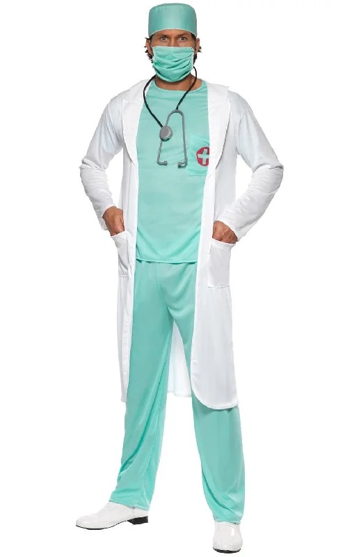 A&E Doctor Mens Medical Fancy Dress Costume