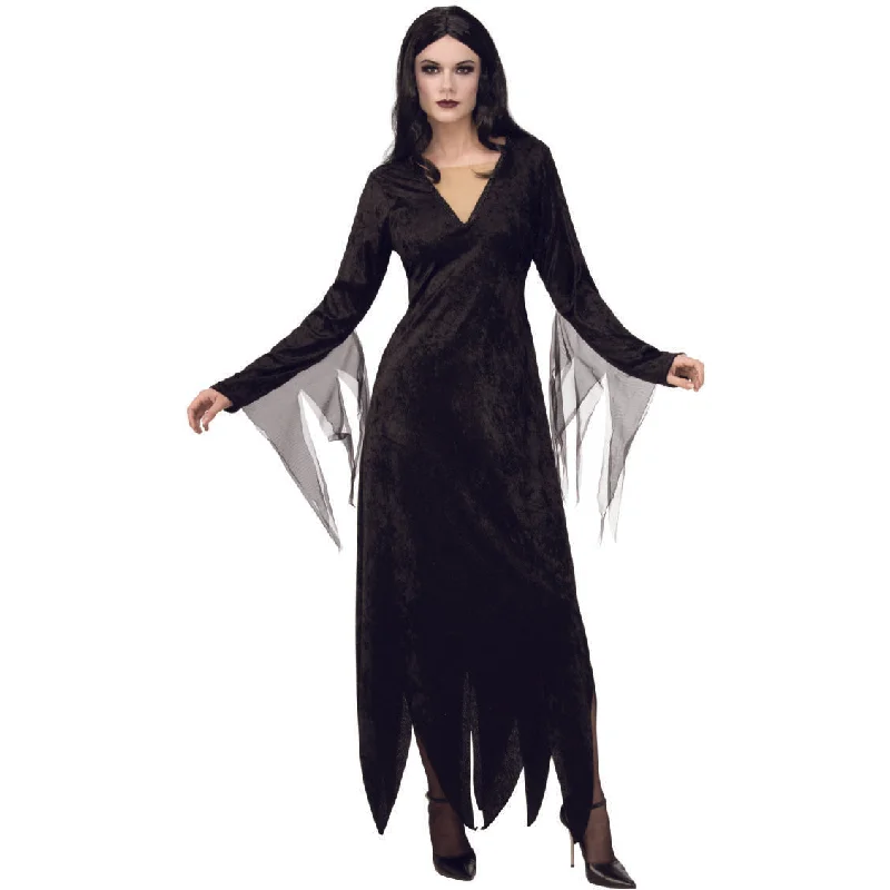 Adult The Addams Family Animated Movie Morticia Costume