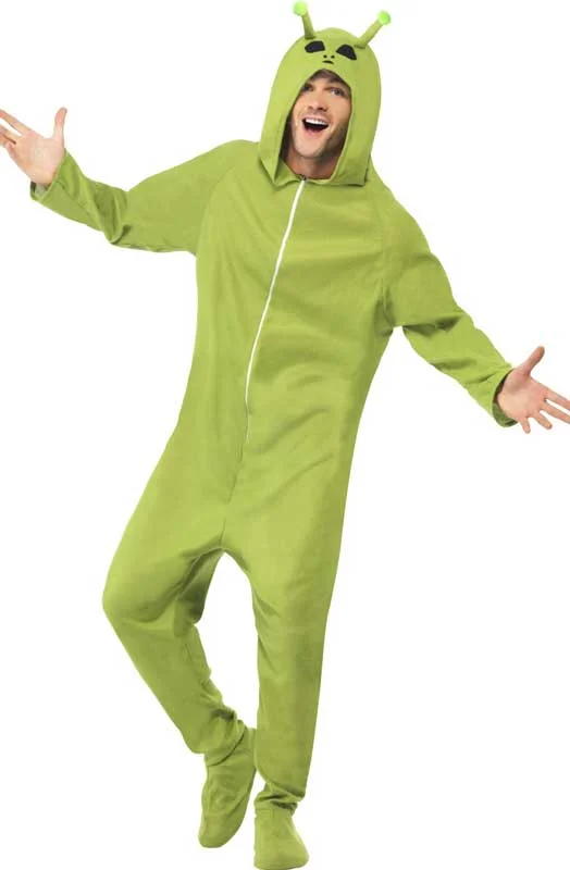 Alien Onesie Mens Fancy Dress Costume