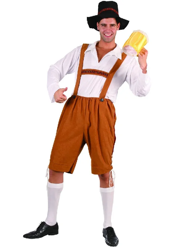 Alpine Beer Man Oktoberfest Mens Lederhosen Costume