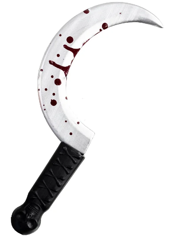 Blood Splattered Scythe Costume Weapon