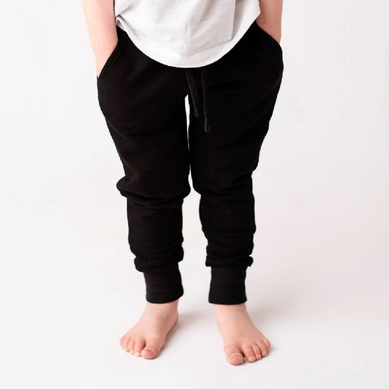 Black Jogger Sweatpants