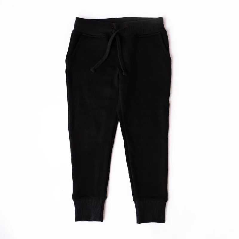 Black Jogger Sweatpants