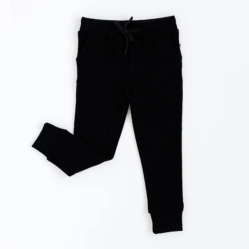 Black Jogger Sweatpants