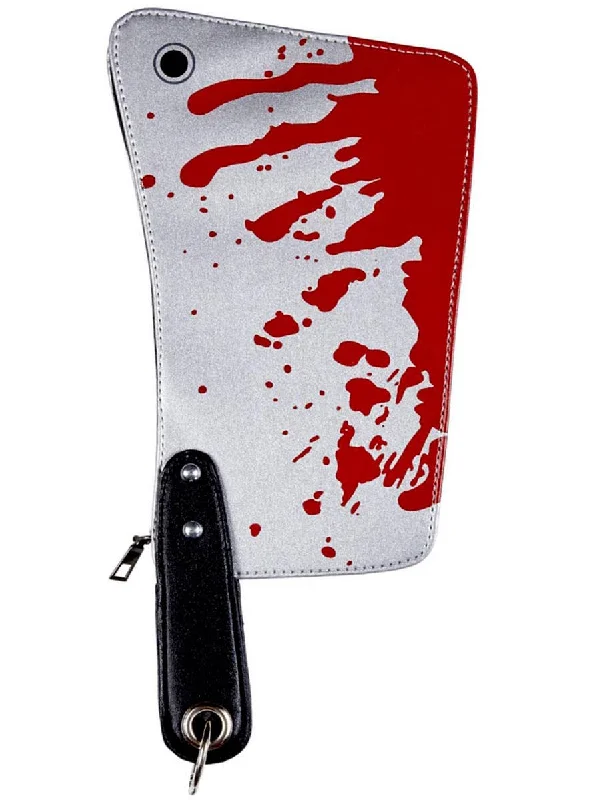 Bloody Cleaver Purse Halloween Costume Accessory