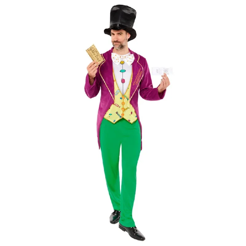 Charlie and The Chocolate Factory Willy Wonka Mens Costume