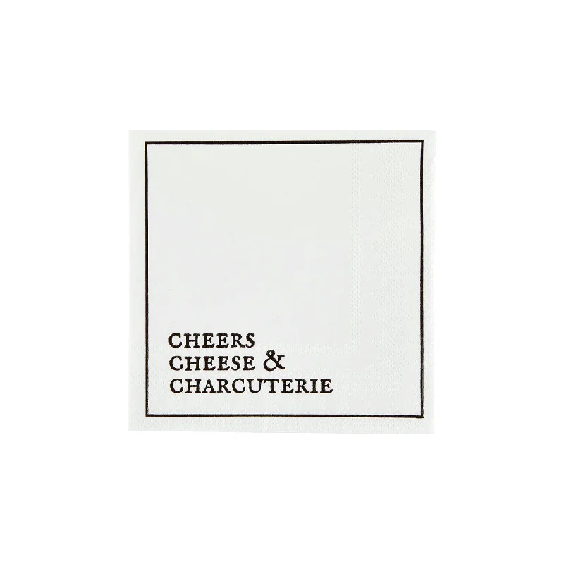 Cheers Cheese & Charcuterie Dessert Napkins 20ct