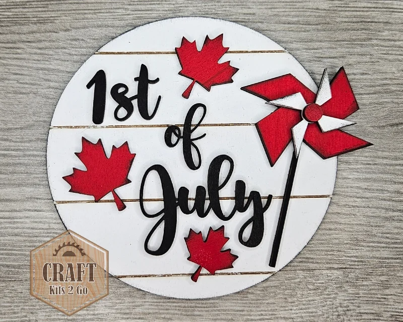 1st of July | Canada Day | True North | Canada Decor | Canadian | Canada Crafts | DIY Craft Kits | Paint Party Supplies | #3406