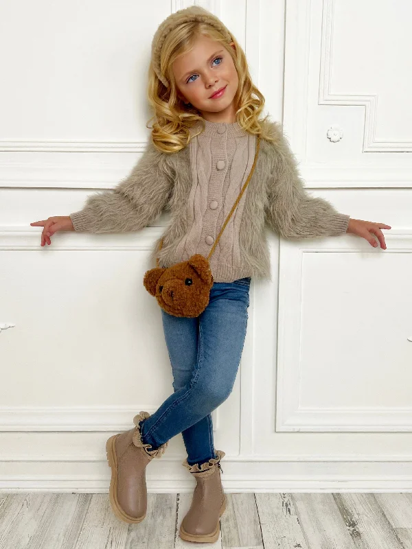 Cuddly Couture Faux Fur Cardigan