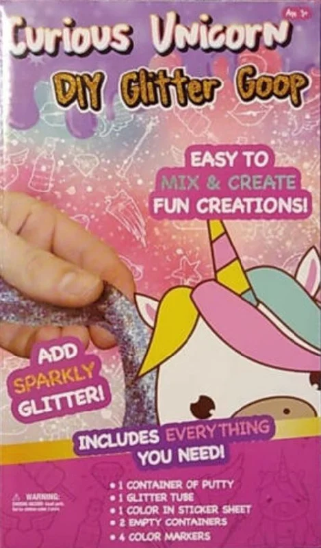 Curious Unicorn DIY Glitter Goop