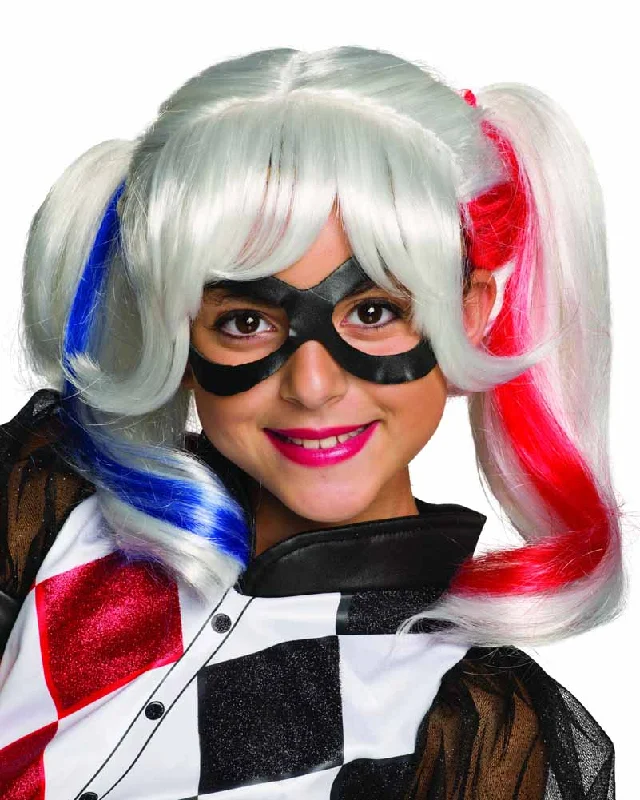 DC Super Hero Girls Harley Quinn Girls Wig