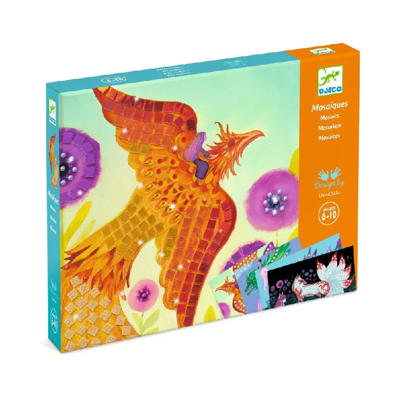 Djeco Mosaic, Mythical Creatures Mosaic Kit 6 yrs +