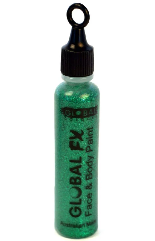 Emerald Green Face and Body Glitter Applicator Tube