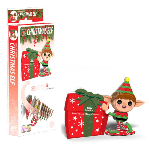 Eugy 3D Christmas Elf Craft Kit