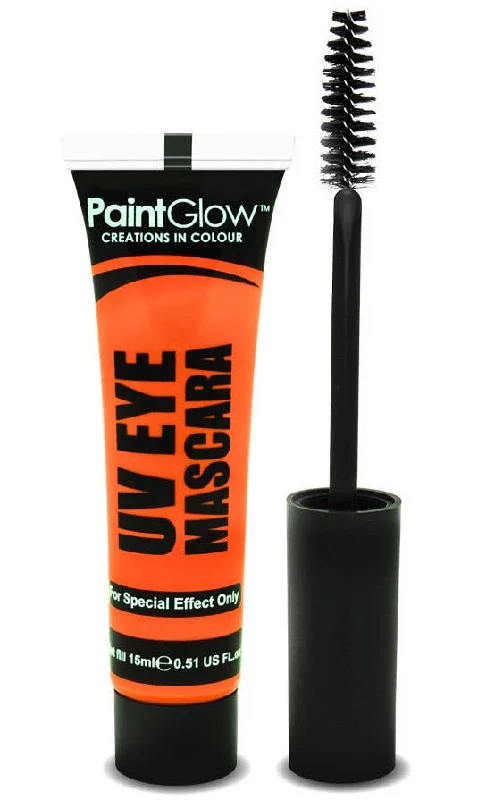 Eyelash Mascara UV Reactive Special Effects - Neon Orange