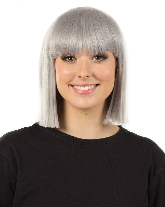 Fashion Deluxe Grey Bob Wig