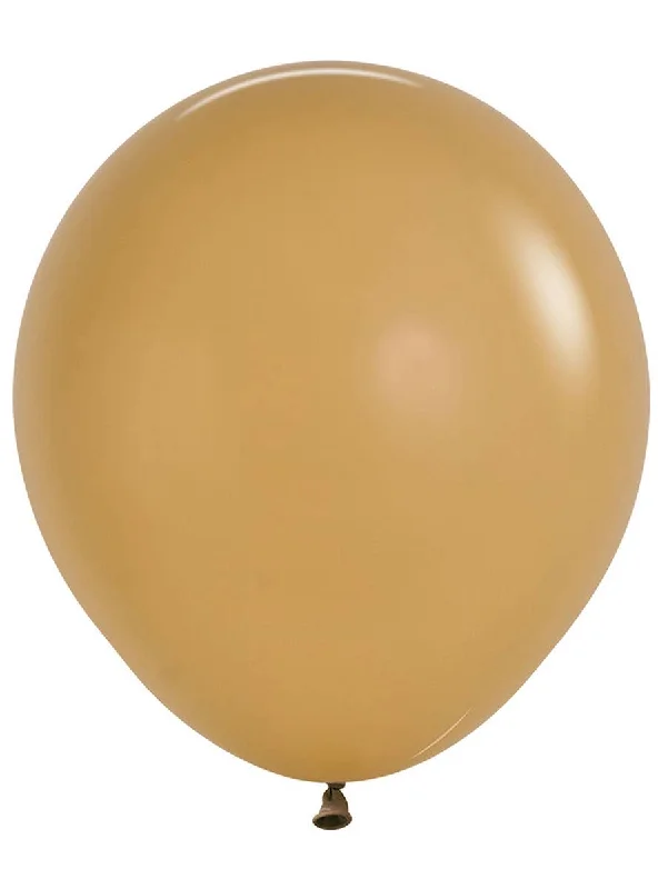 Fashion Latte 6 Pack 45cm Latex Balloons