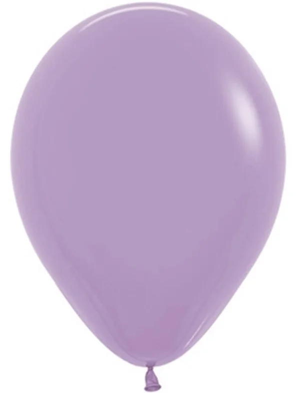 Fashion Lilac Purple Single Small 12cm Air Fill Latex Balloon