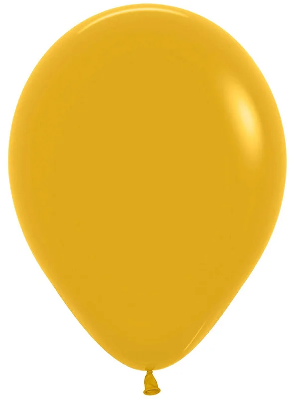 Fashion Mustard Yellow Single 30cm Latex Balloon