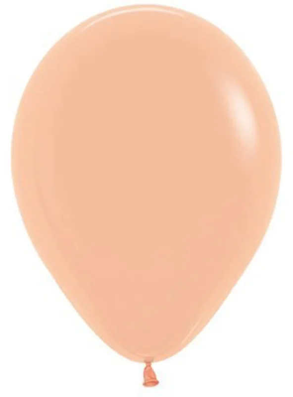 Fashion Peach Blush Single Small 12cm Air Fill Latex Balloon