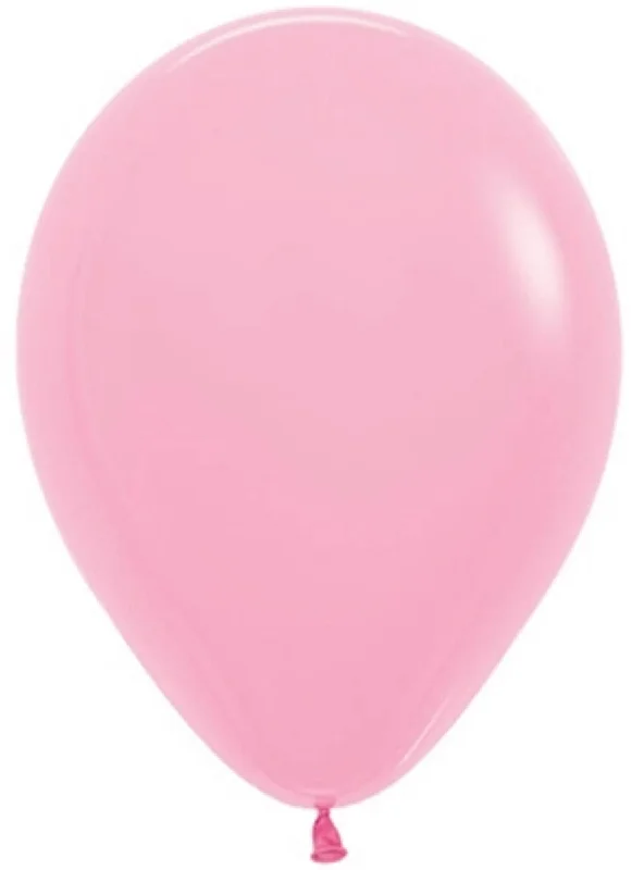 Fashion Pink Single Small 12cm Air Fill Latex Balloon