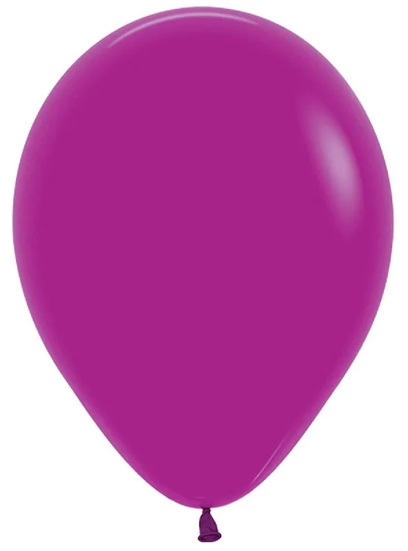 Fashion Purple Orchid Single Small 12cm Air Fill Latex Balloon