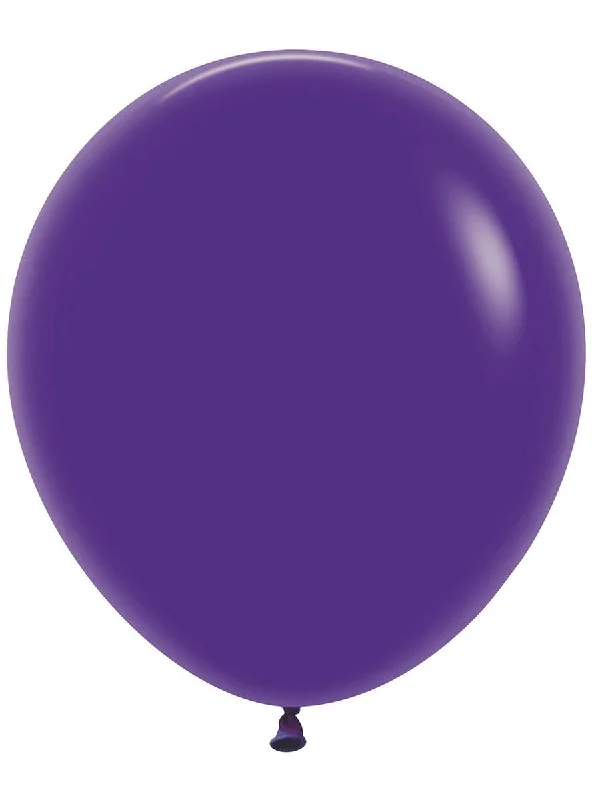 Fashion Purple Violet 6 Pack 45cm Latex Balloons