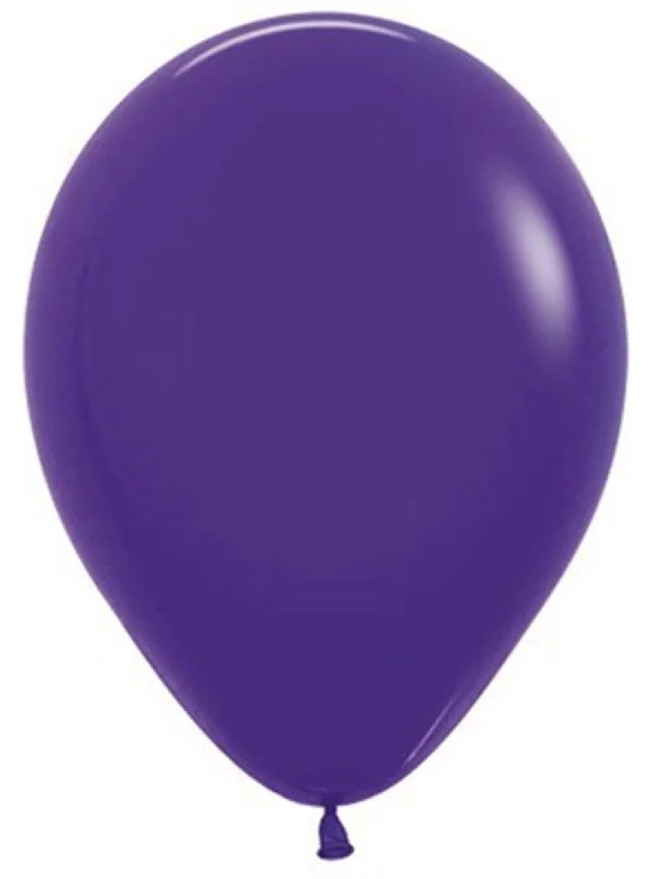 Fashion Purple Violet Single Small 12cm Air Fill Latex Balloon