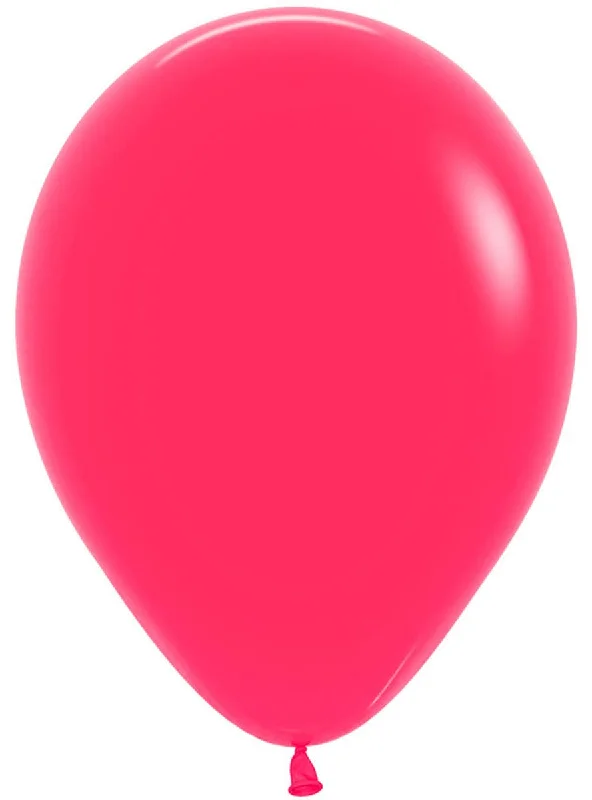 Fashion Raspberry Pink Single Small 12cm Air Fill Latex Balloon