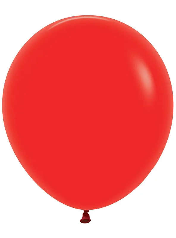 Fashion Red 6 Pack 45cm Latex Balloons