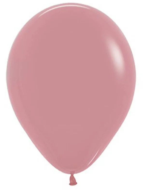 Fashion Rosewood Pink Single 30cm Latex Balloon