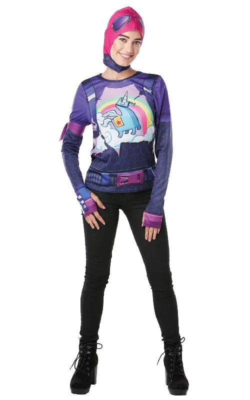 Video Game Fortnite Brite Bomber Ladies Top