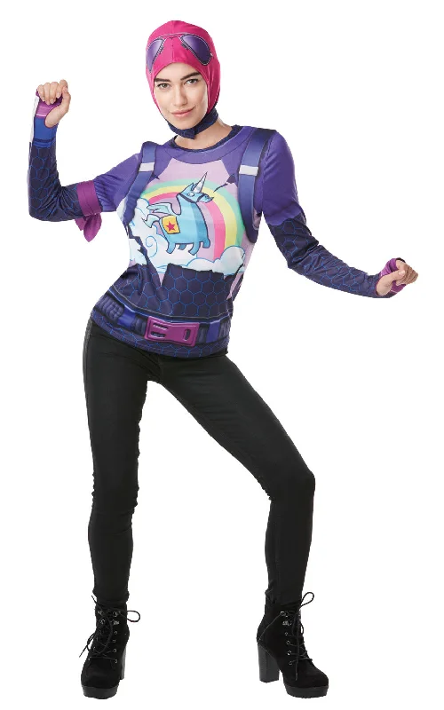 Video Game Fortnite Brite Bomber Ladies Top