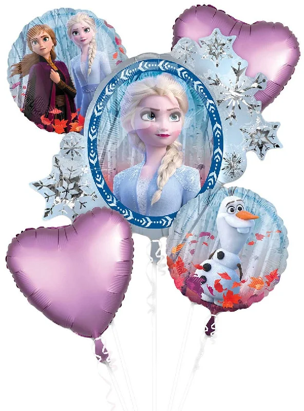 Frozen 2 Pack of 5 Foil Balloon Bouquet