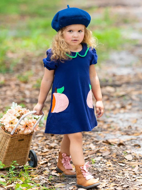 I'm No Cinderella Pumpkin Chambray Dress