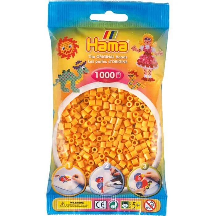 Hama Beads 1000 piece Set - Teddybear Brown Beads in a Bag 207-60