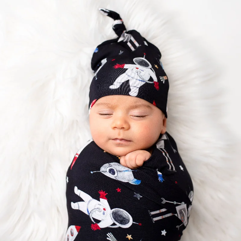 I Need Space Swaddle Beanie Set