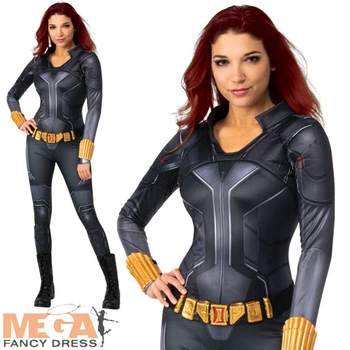 Ladies Black Widow Marvel Avengers Superhero Costume