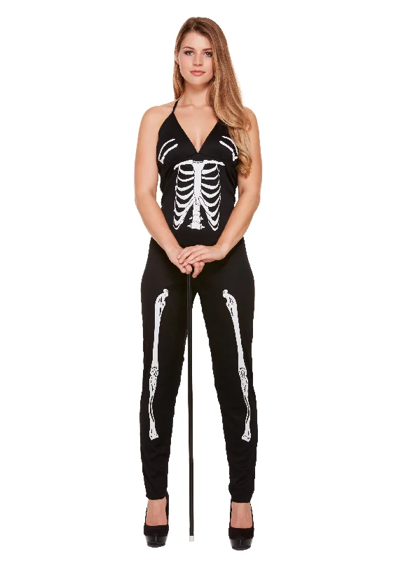 Skeleton Suit for Ladies Halloween Costume