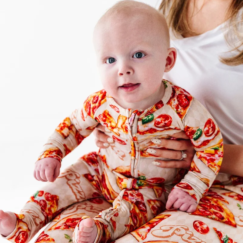 Little Pizza Heaven Convertible Romper