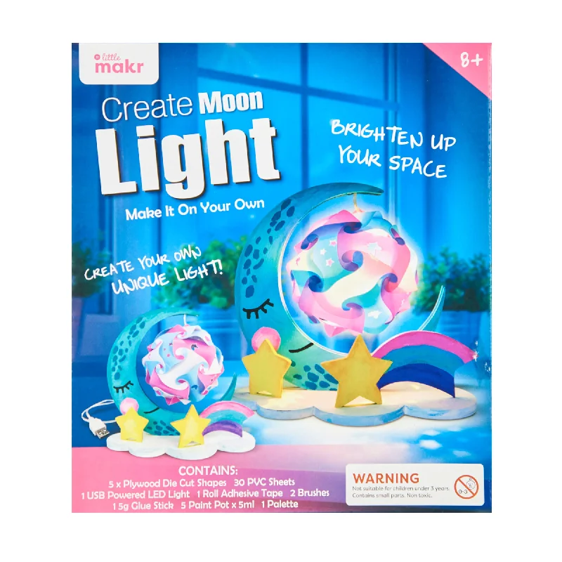 Little Makr Create Your Own Light Kit, Moon