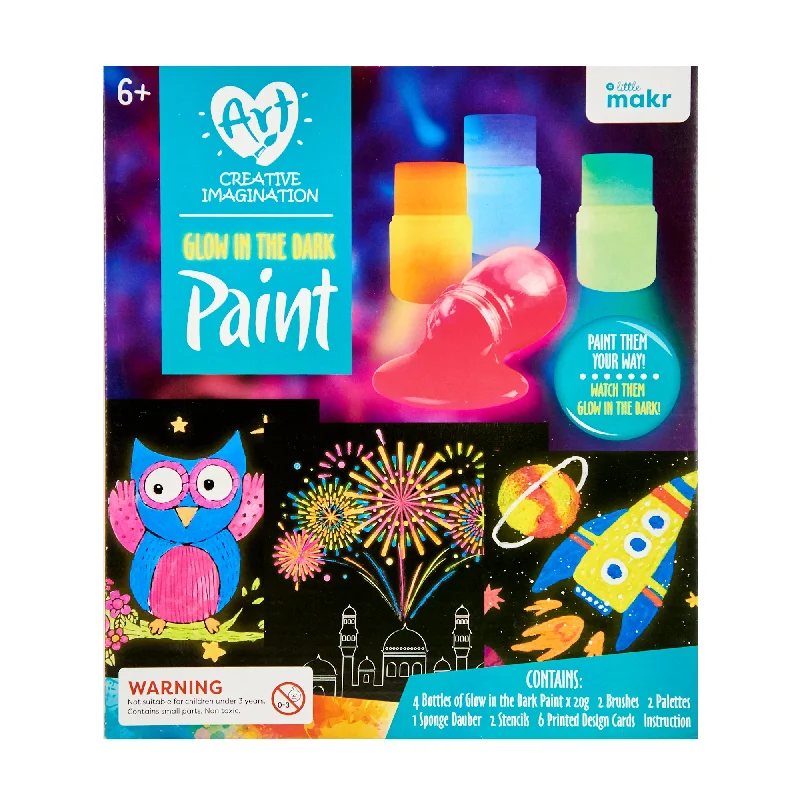 Little Makr Glow in the Dark Paint Kit