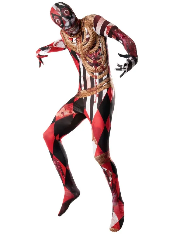 Acro Splat Skin Suit Mens Trapeze Artist Halloween Costume